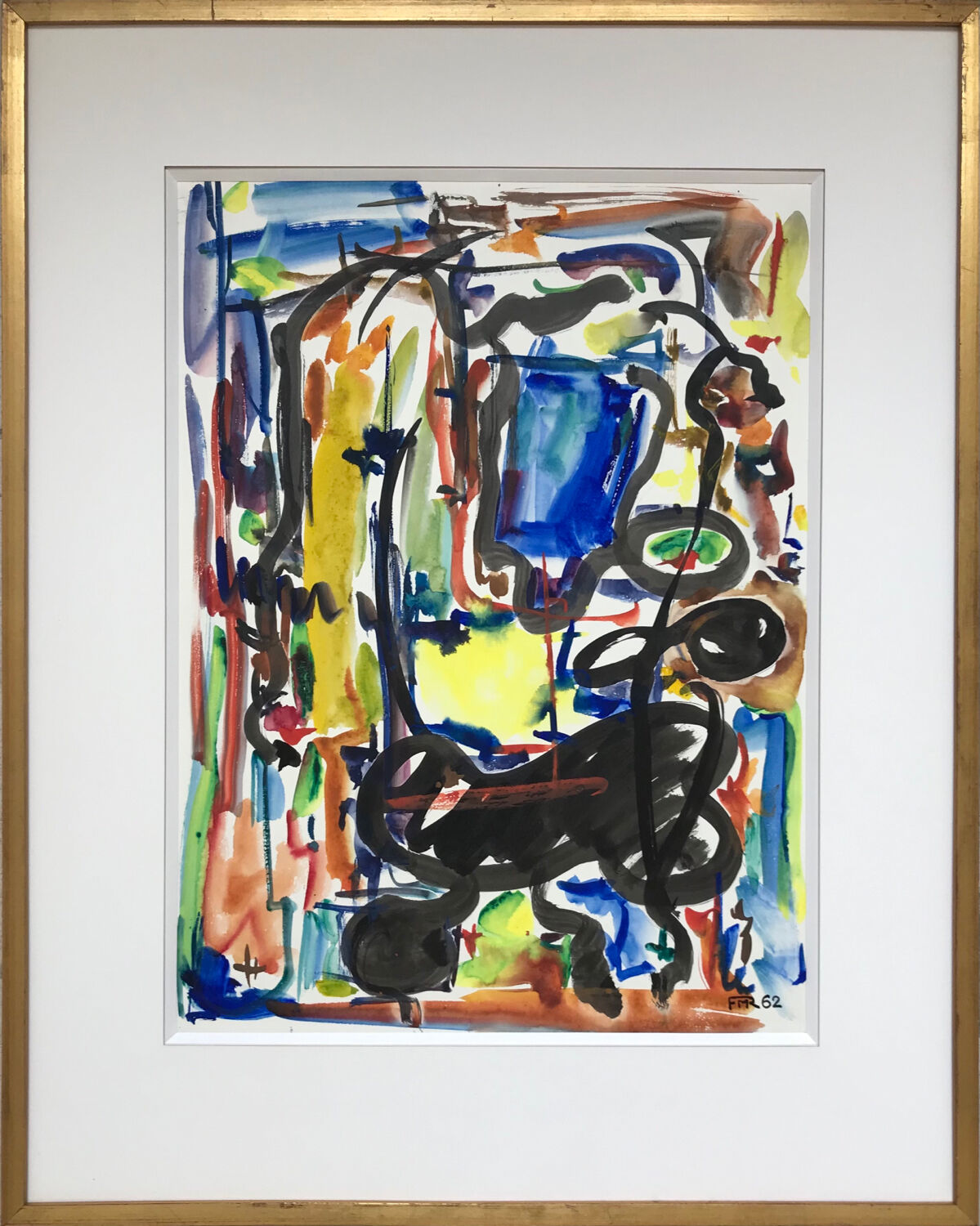 René marie 1890-1973. watercolor and ink, 1962.