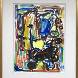 René marie 1890-1973. watercolor and ink, 1962.