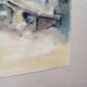 Tableau aquarelle ruelle