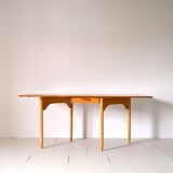 Vintage dining table with wings