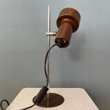 Lampe de bureau space age ajustable marron