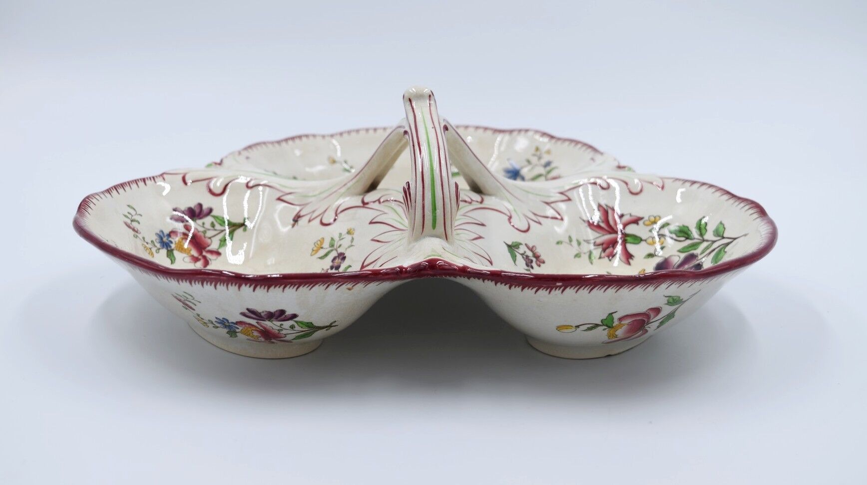 Beggar dish in earthenware from Sarreguemines U&C décor Strasbourg