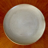 Ensemble de 4 assiettes plates en grès vintage