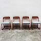 Ensemble de 4 chaises traîneau Baumann