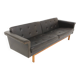 Scandinavian leather sofa, Karl Erik Ekselius for JOC, Sweden, 1950