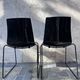 2 polycarbonate chairs 1980