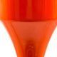 Cendrier sur pied Space Age italien orange métal années 70