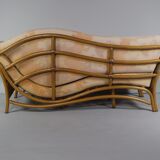 Vintage bamboo sofa or daybed