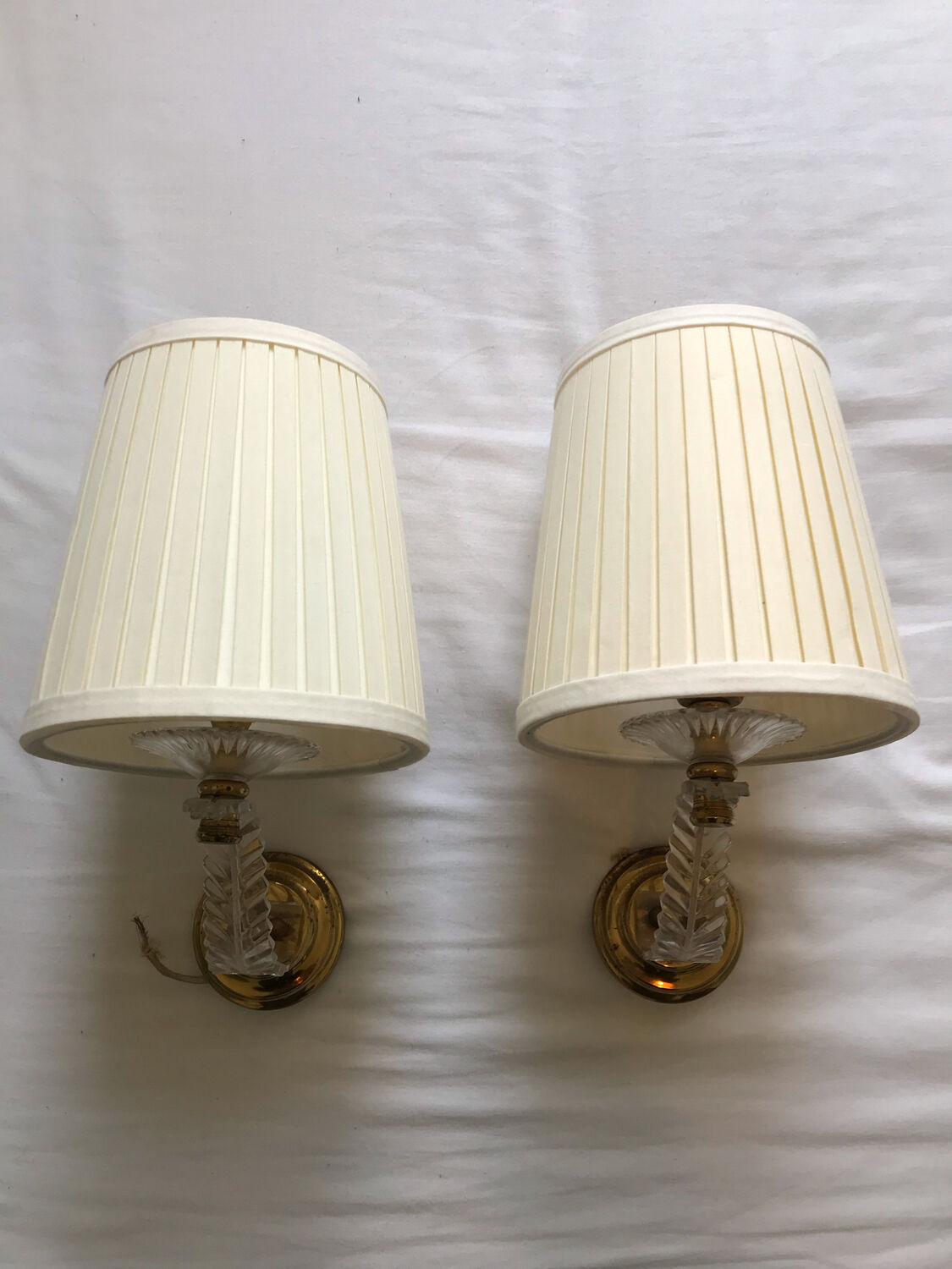 Pair of vintage sconces