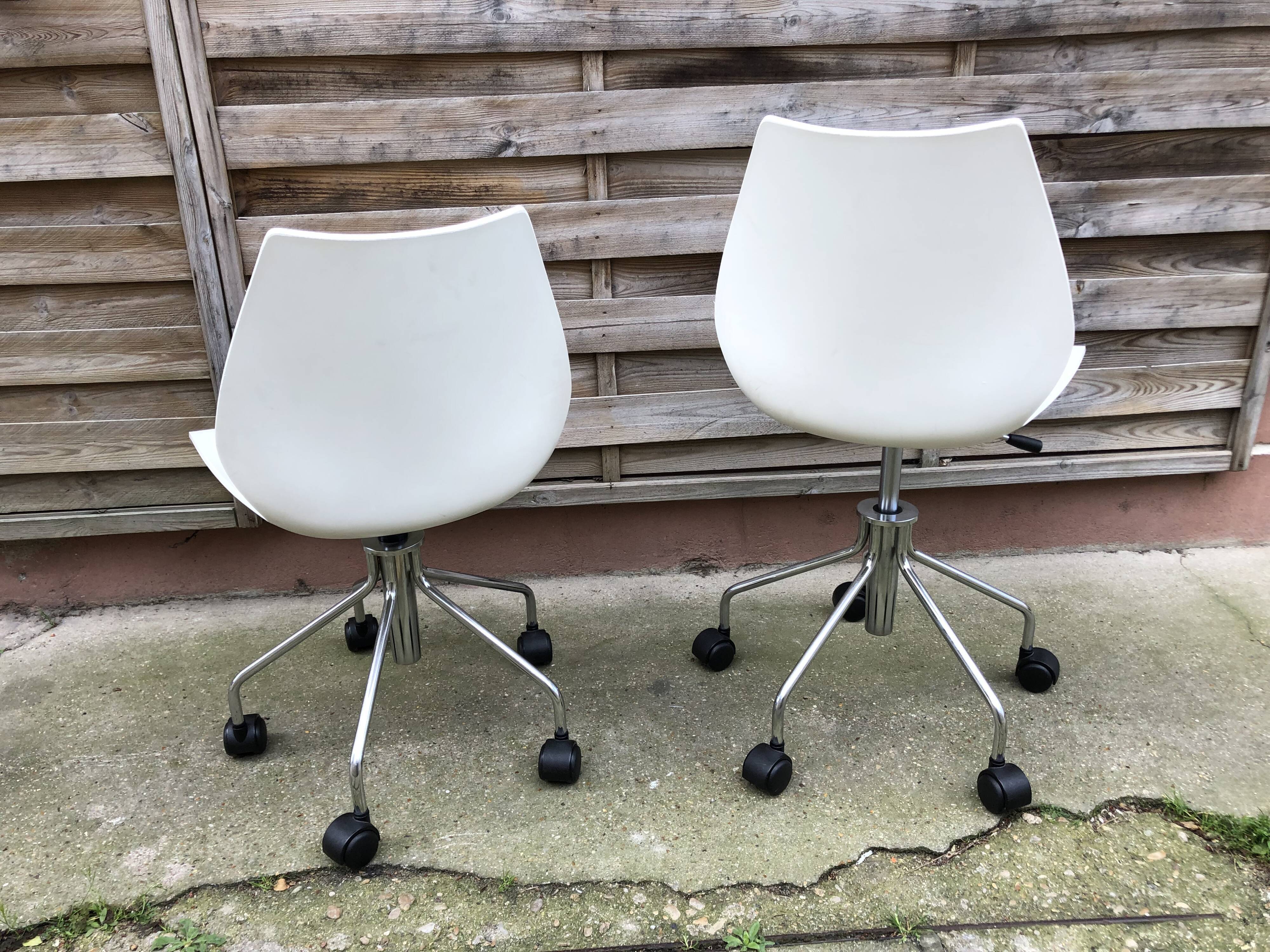 Chaise de bureau Kartell Mauï par Vico Magistretti 1990