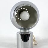 Italian Space Age chrome table lamp signed by Reggiani