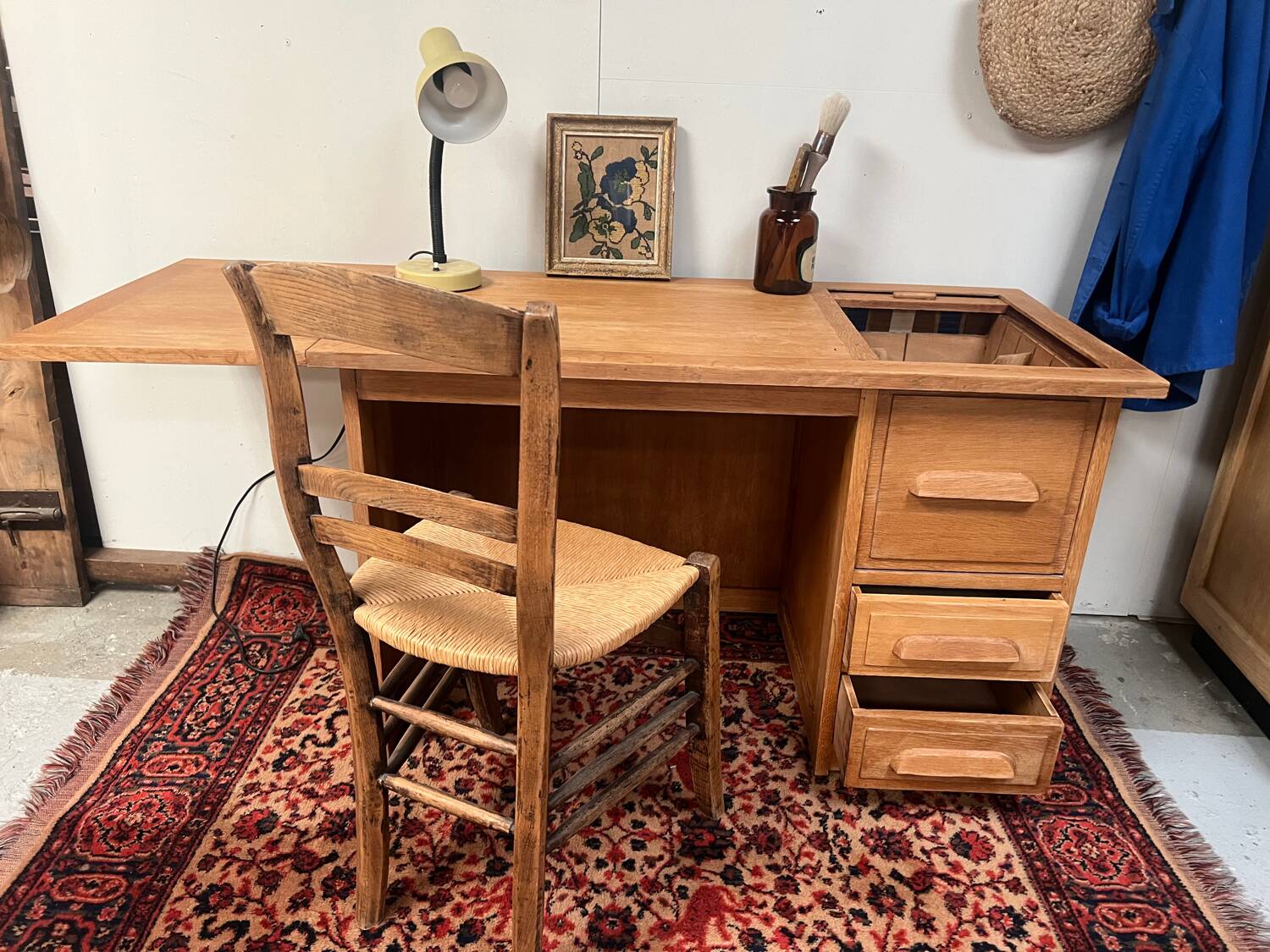 Old oak children's desk