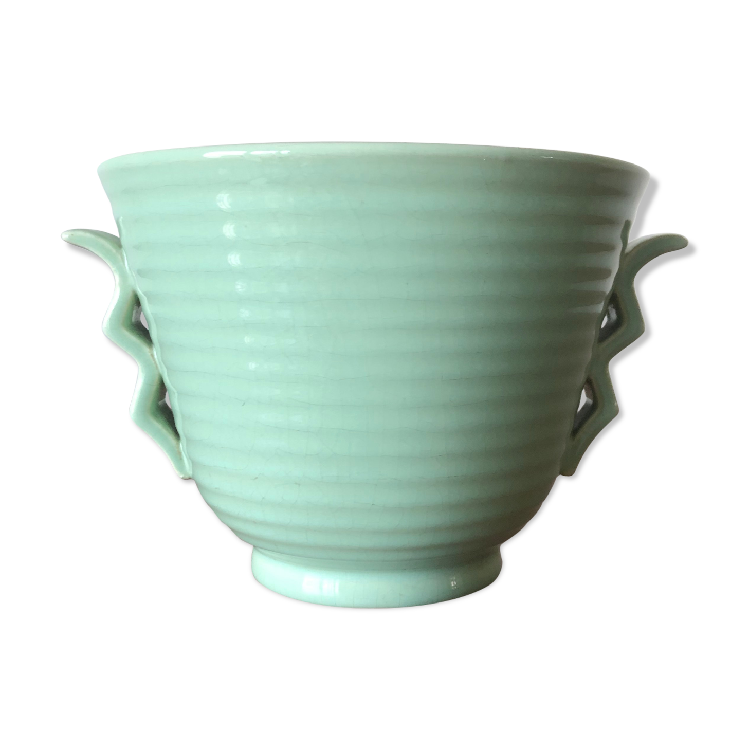 Cache-pot vase Villeroy Boch art déco