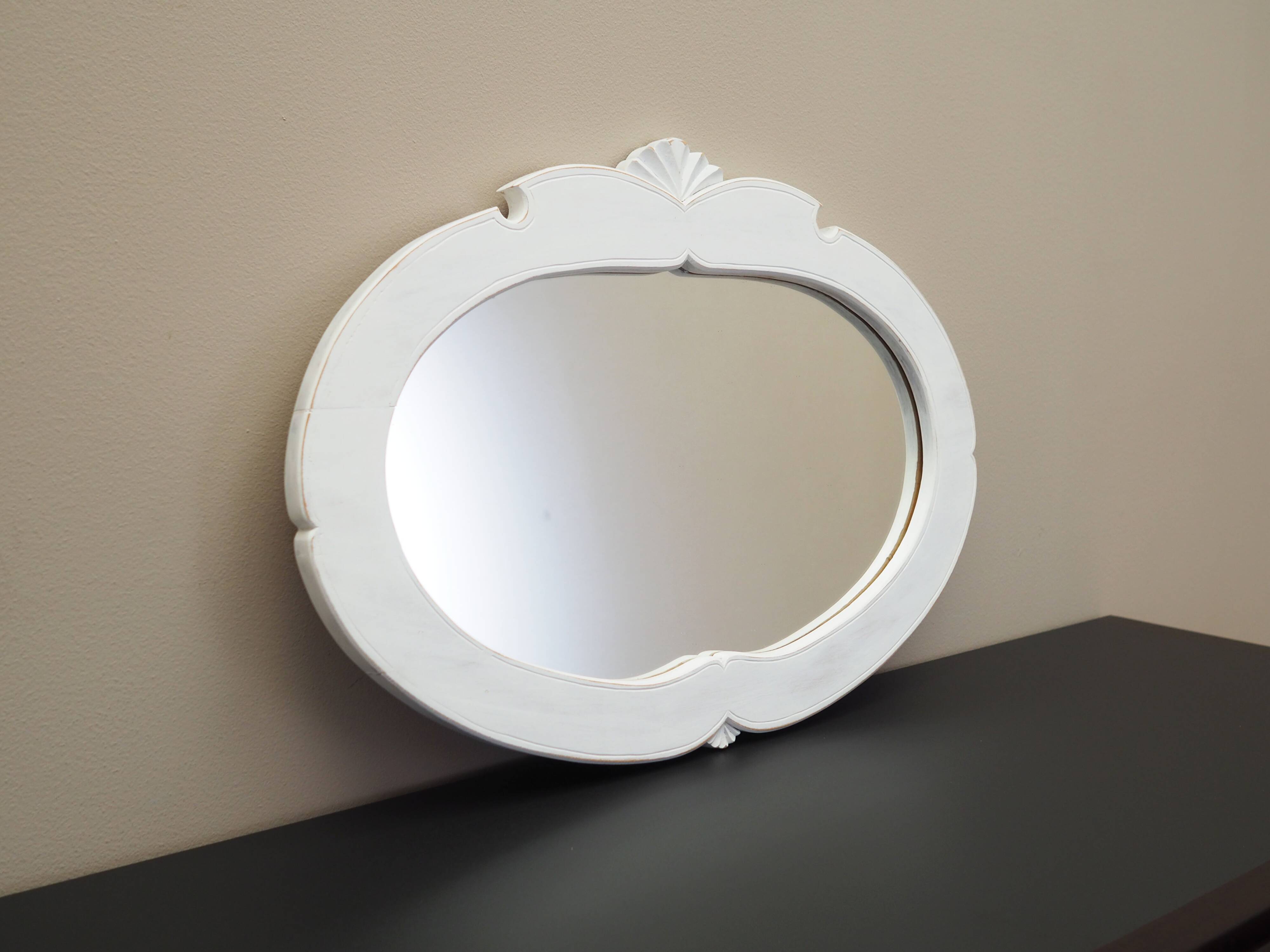 Mirror in pine frame, Danish design, 1960s, production: Denmark