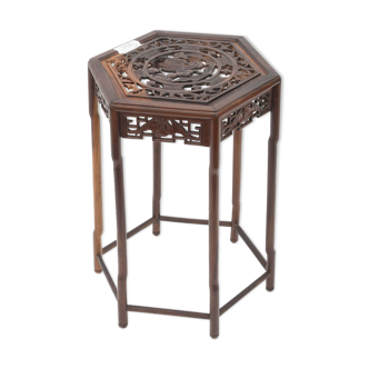 Hexagonal side table