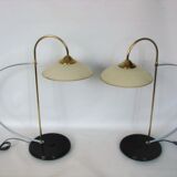 Paire de lampes minimalistes, années 1970