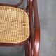 Superbe fauteuil à bascule vintage en bois courbé