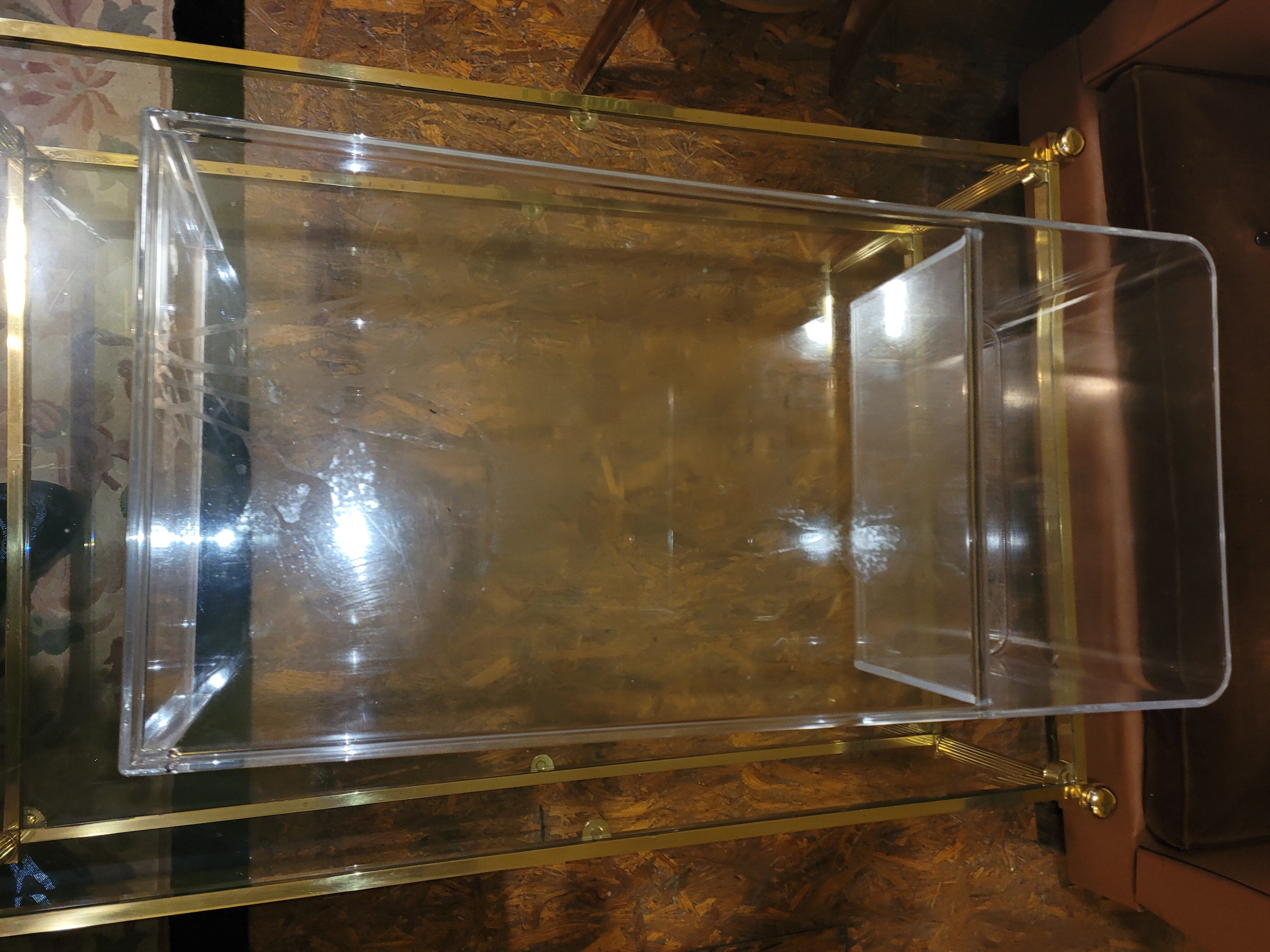 Plexiglas coffee table by Patricia Urquiola