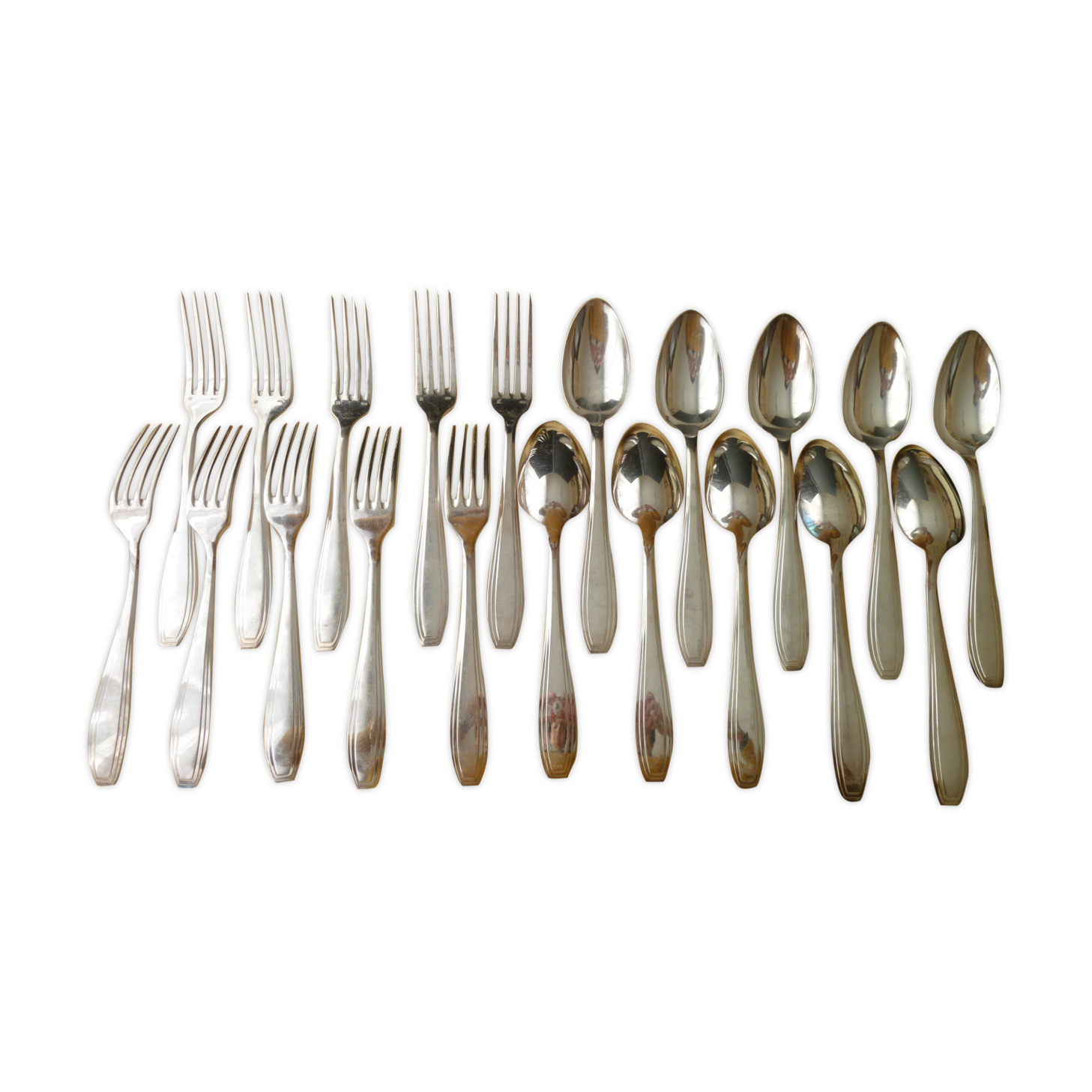 20 table covers, silver metal housewife apollo model baltic goldsmith