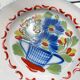 2 St Clement Luneville plates, 19th century, floral pattern