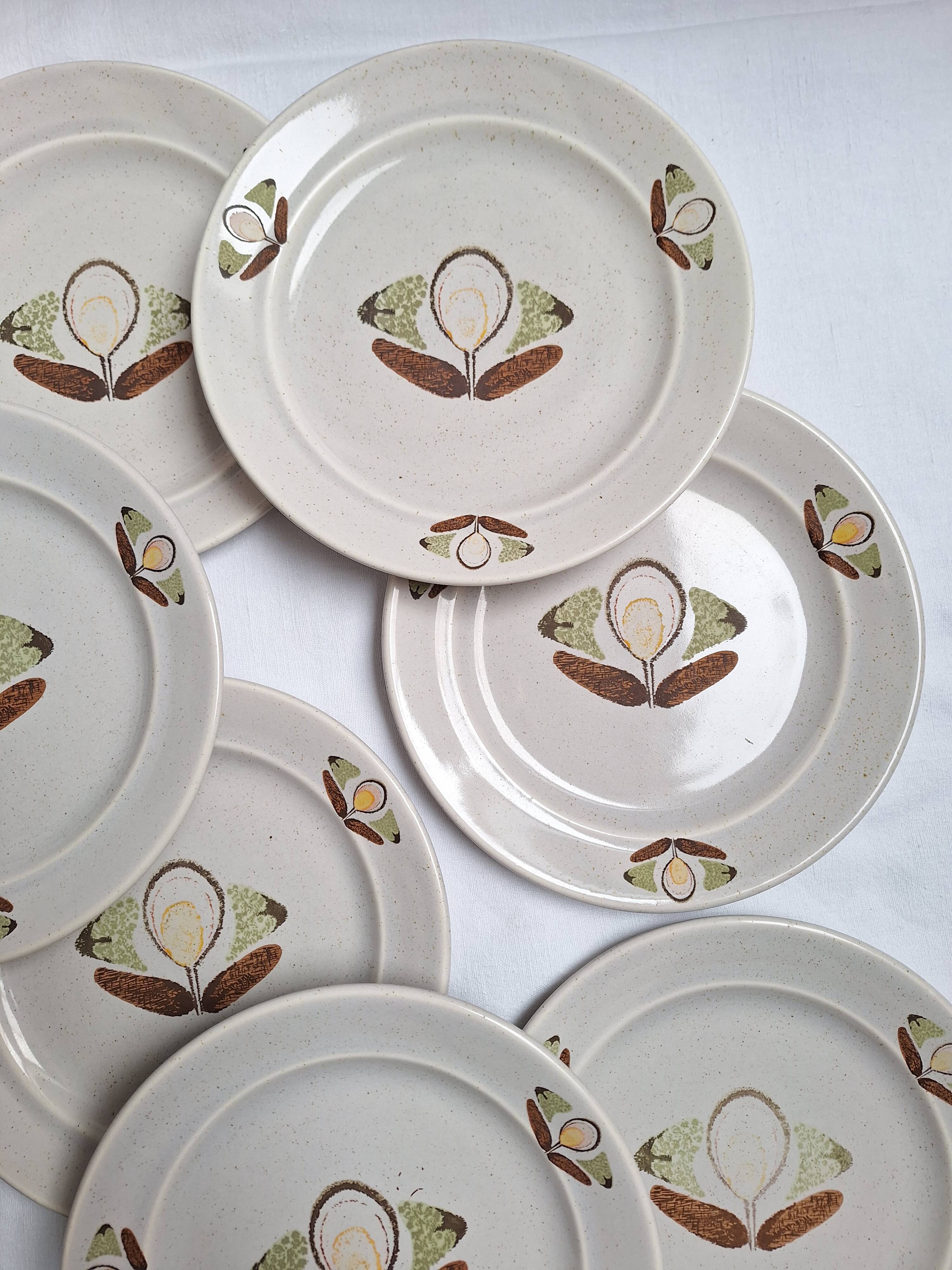 St Amand dessert plates 1970