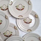 St Amand dessert plates 1970