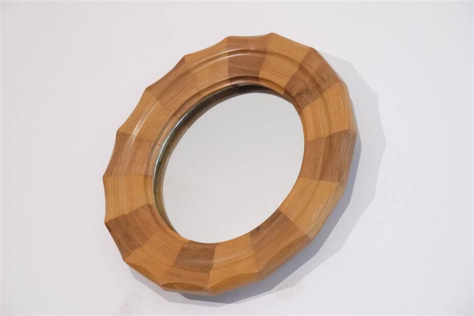 Vintage wooden mirror