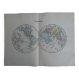 Old world map - 1893