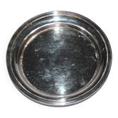 Carafe coaster - ercuis bottle holder in silver metal with 14.5cm net