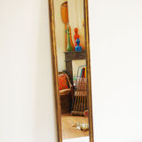Golden vintage mirror 117x23cm
