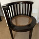 Wenge wood dining table and its 4 chairs.