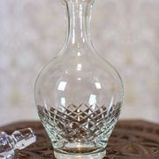 Vintage Crystal Liquor Decanter, 1930s