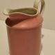 Porcelain milk pot of pink Limoges