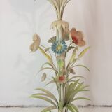 Flower Bouquet Pastel Floor Lamp 1960s Vintage Italian Sheaf Of Wheat Midcentury