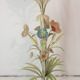 Lampadaire Pastel Bouquet De Fleurs Années 1960 Vintage Italien Gerbe De Blé Midcentury