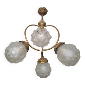 Lustre art déco, luminaire ancien