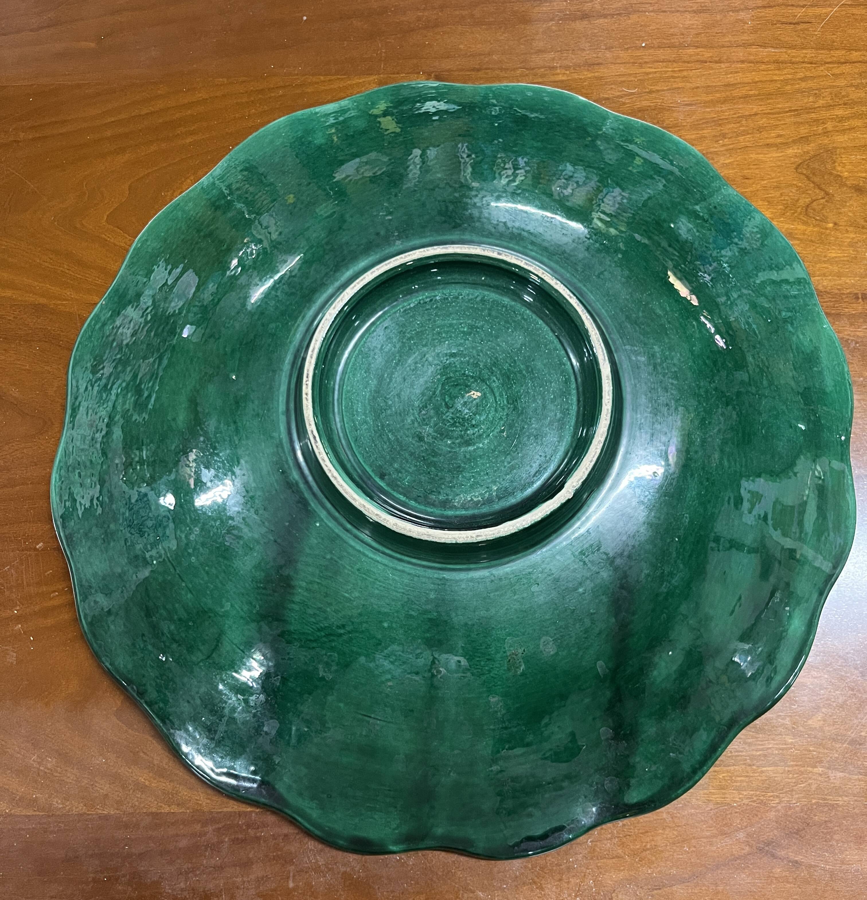 Large Vintage Dish by Béatrice Letalle St Clément