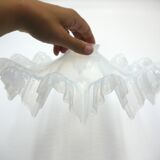 Corrugated glass suspension