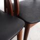 Ensemble de quatre chaises en teck, design danois, années 1970, Orte Mobelfabrik