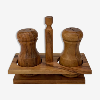 servant duo salt / olive wood pepper