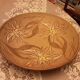 Dish ceramic cut vallauris handmade