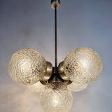 Vintage Cut Glass Chandelier from Kamenický Šenov, 1960s