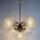 Vintage Cut Glass Chandelier from Kamenický Šenov, 1960s