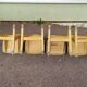 Lot de 4 chaises Casala - vintage