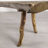 Rustic farm bench