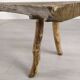 Rustic farm bench