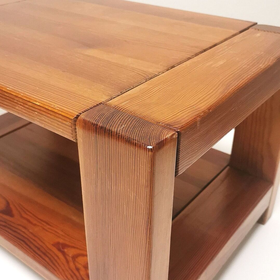 Side table in elm, 1979