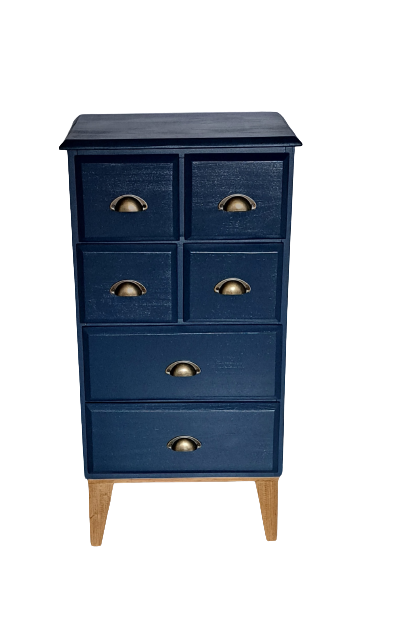 Rød Sødgren blue ganne chest of drawers