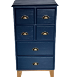Rød Sødgren blue ganne chest of drawers