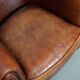 Vintage Dutch cognac coloured leather club chair, set of 2